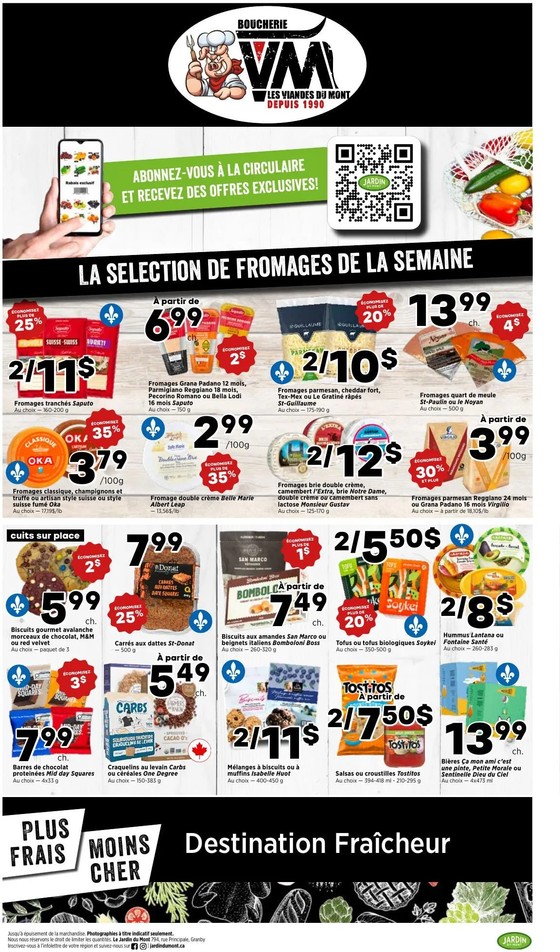 Page 3 de la Circulaire Jardin du Mont du 9 au 15 avril 2026