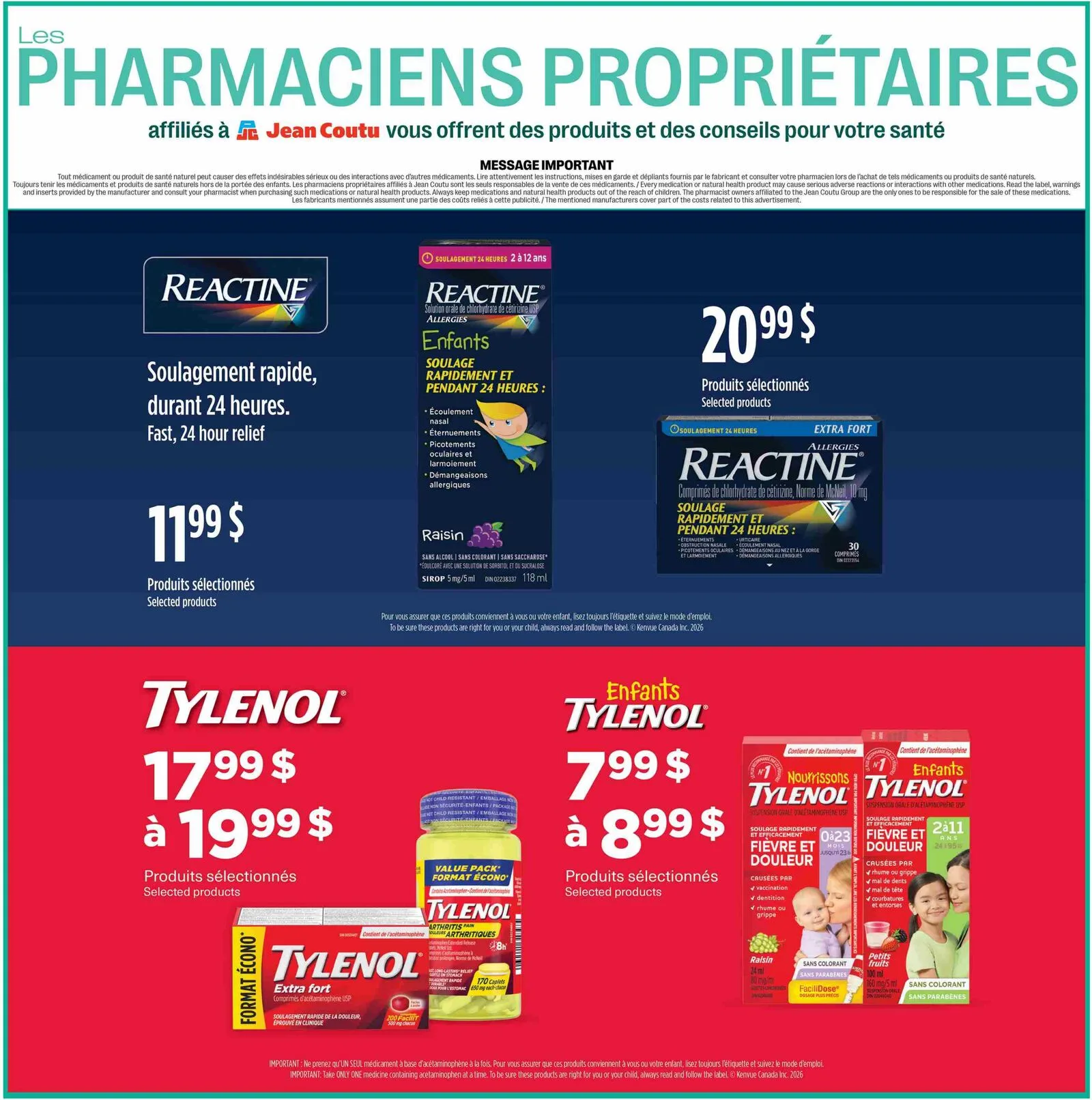 Page 7 de la Circulaire Jean Coutu Produit Naturel du 7 au 13 mai 2026