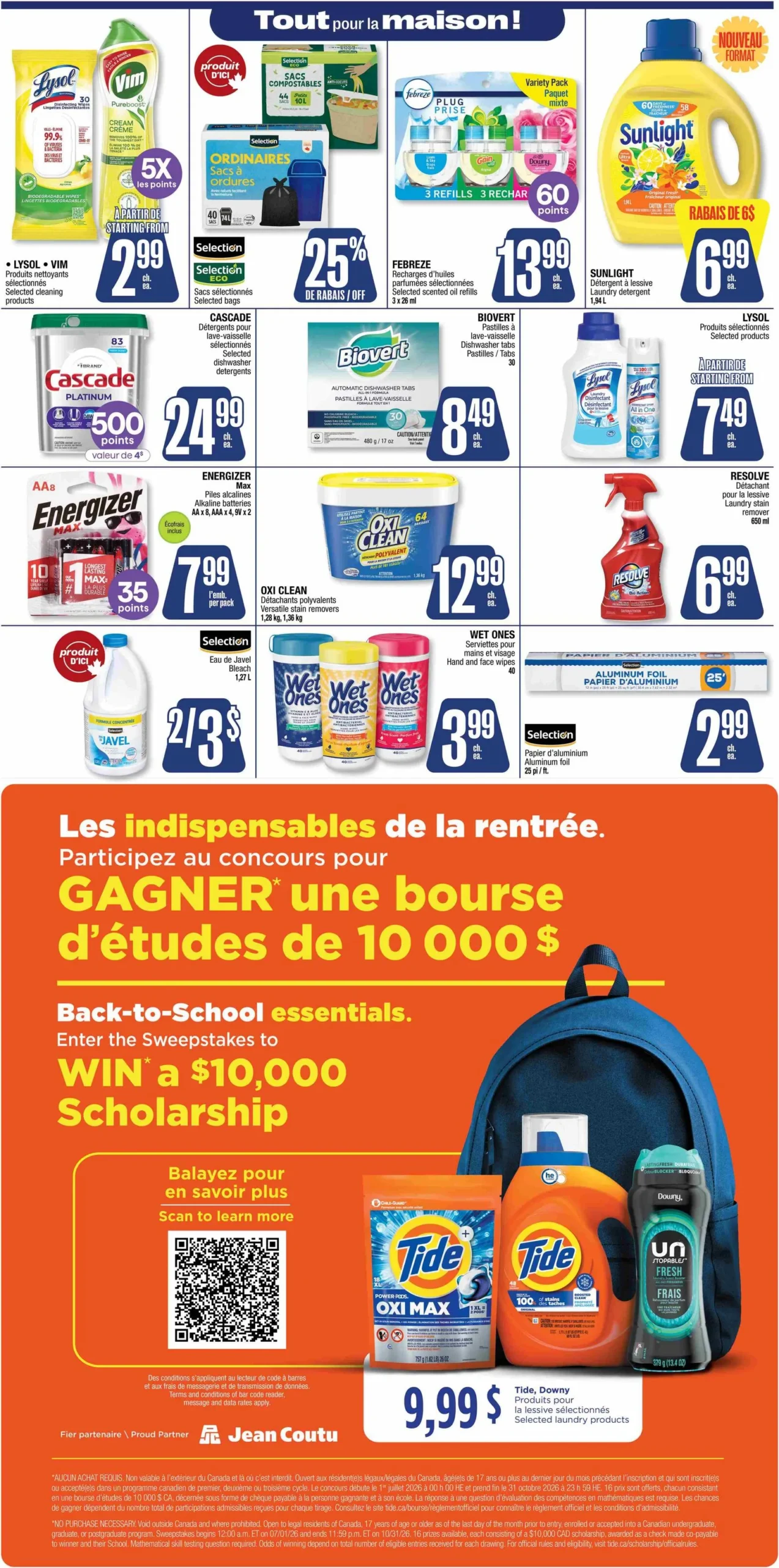 Page 9 de la Circulaire Jean Coutu du 13 au 19 août 2026