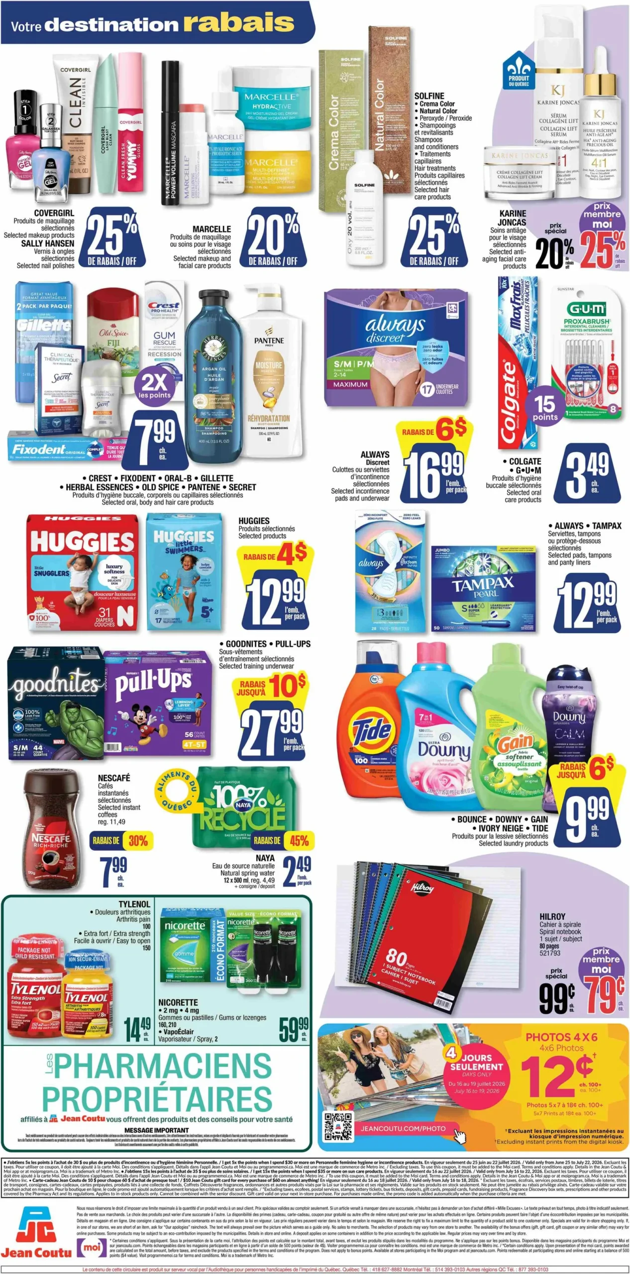 Page 2 de la Circulaire Jean Coutu du 16 au 22 juillet 2026