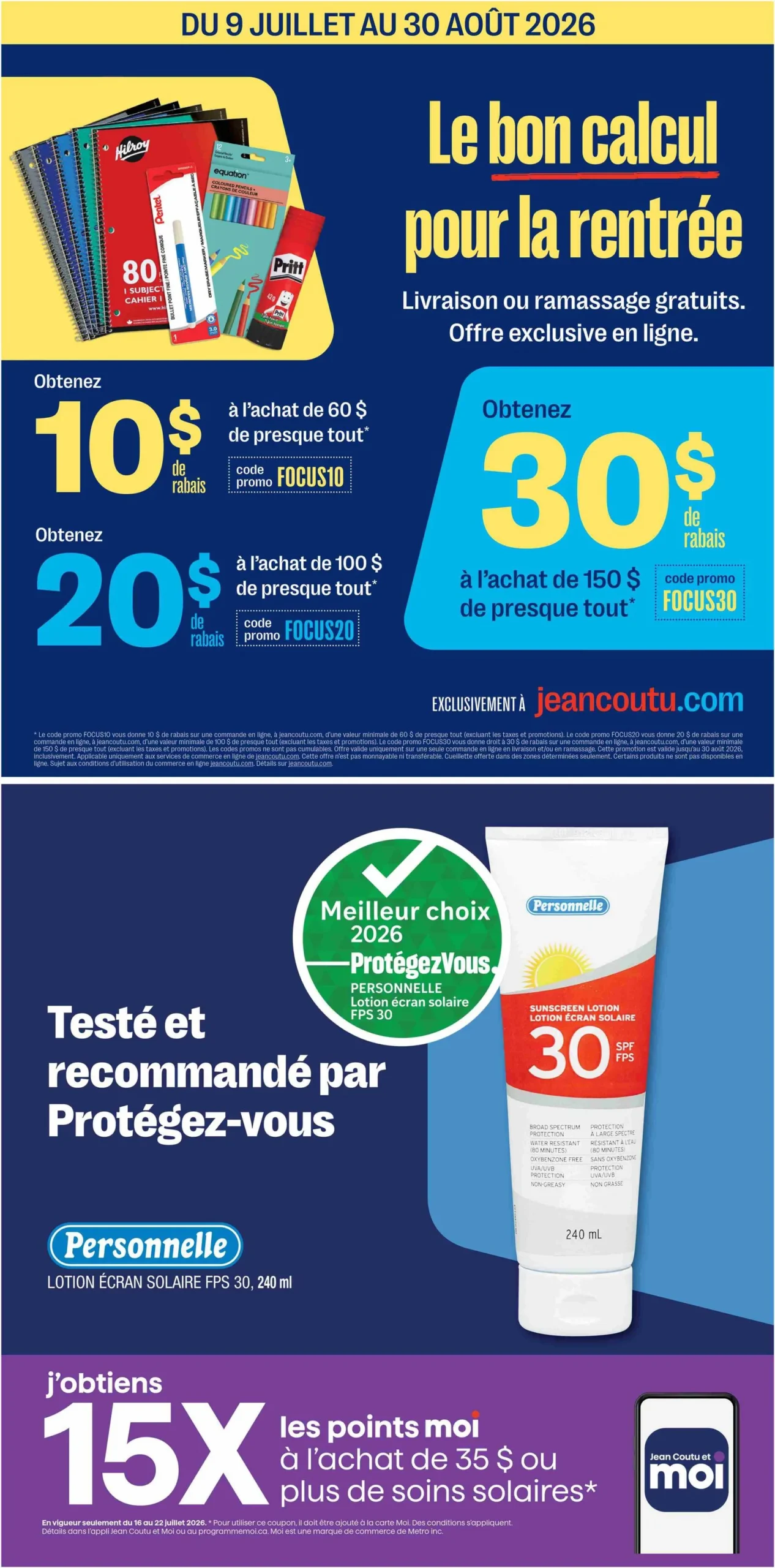 Page 14 de la Circulaire Jean Coutu du 16 au 22 juillet 2026
