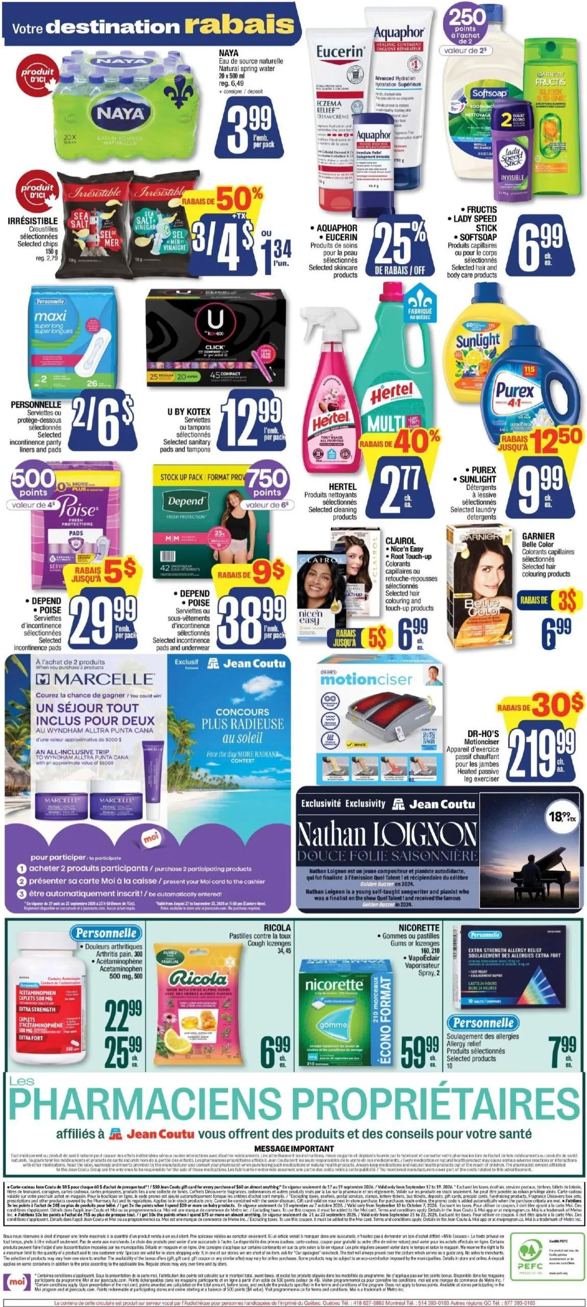 Page 3 de la Circulaire Jean Coutu du 17 au 23 septembre 2026