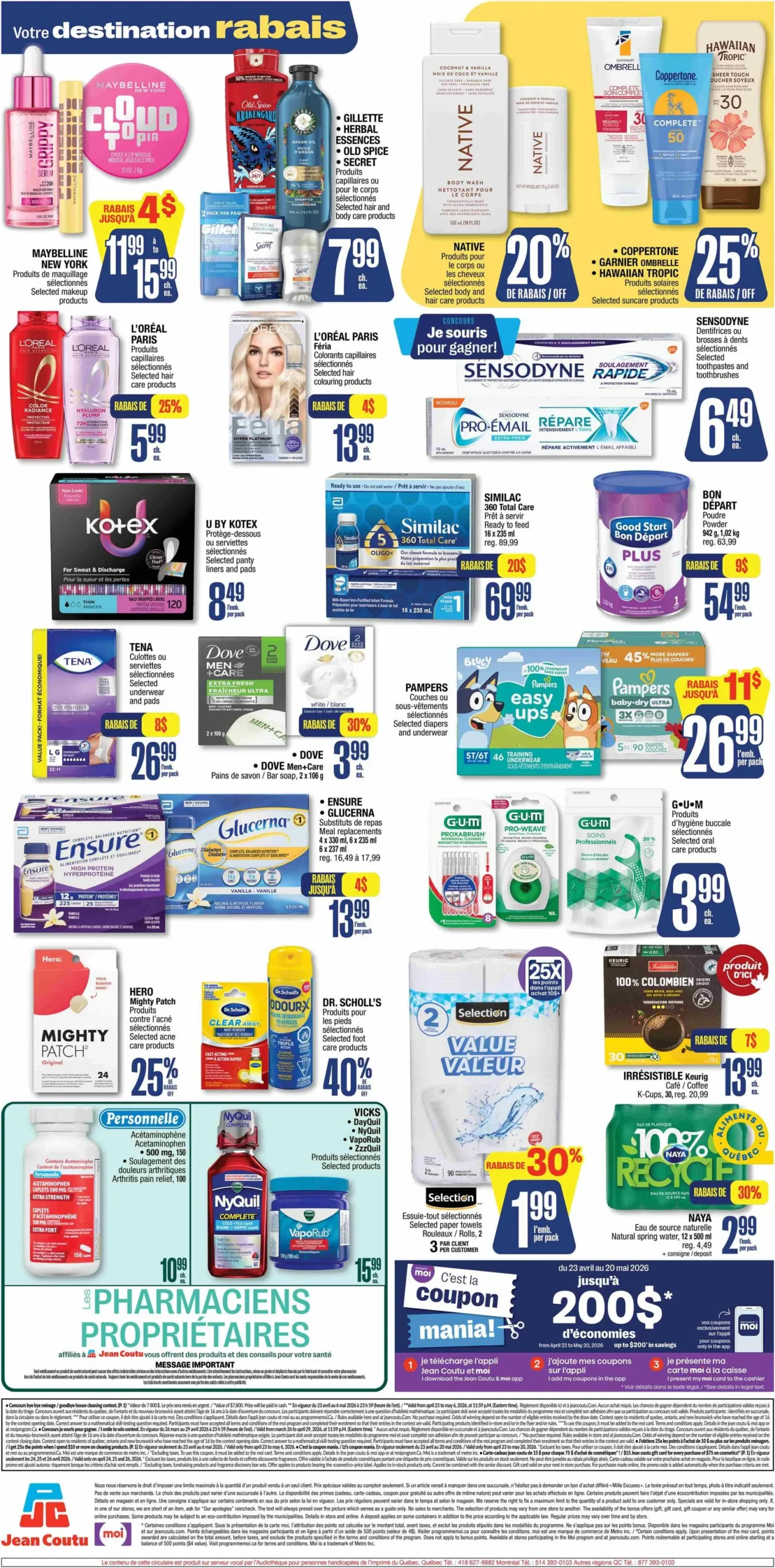 Page 3 de la Circulaire Jean Coutu du 23 au 29 avril 2026