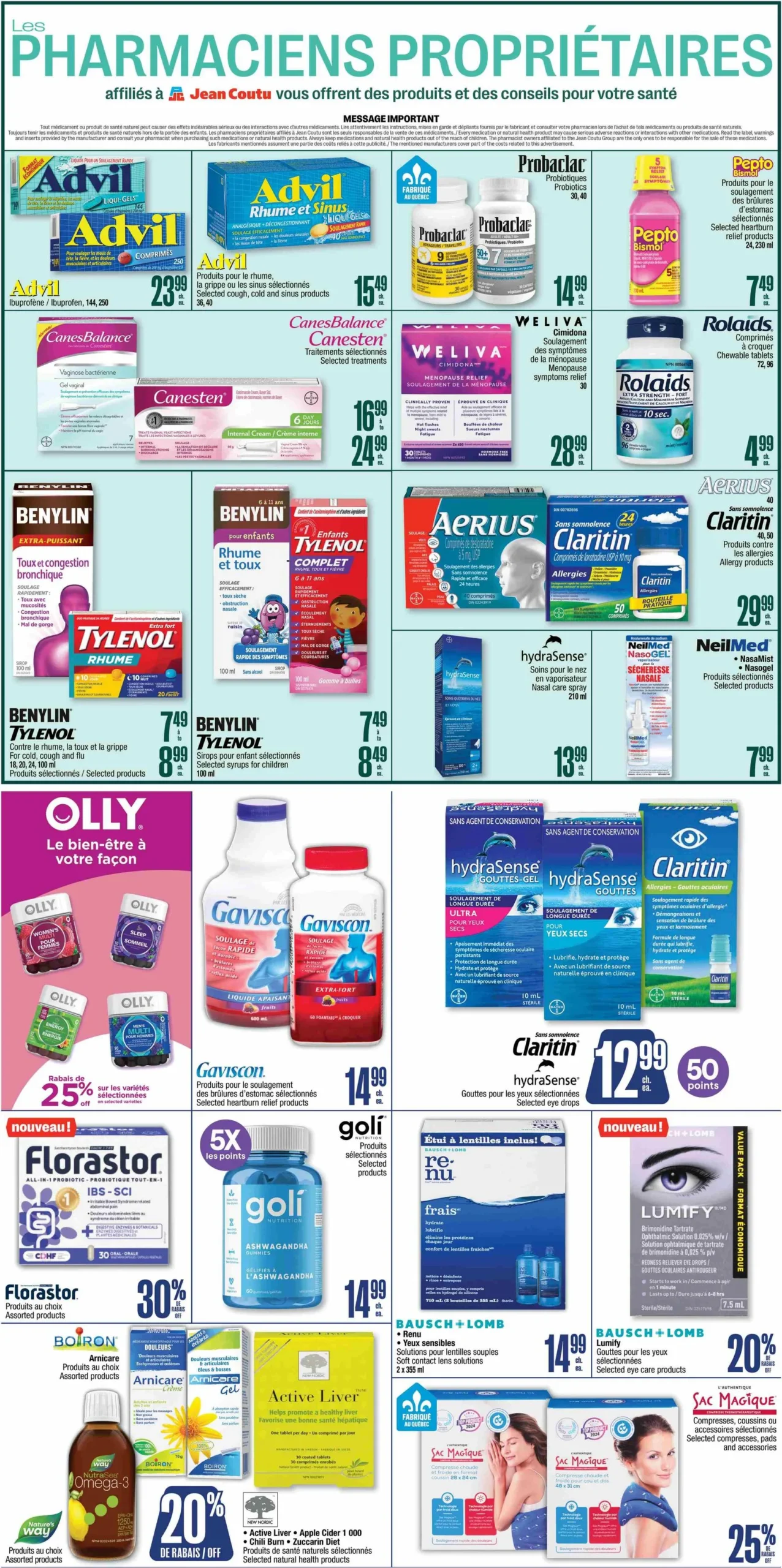 Page 4 de la Circulaire Jean Coutu du 23 au 29 avril 2026