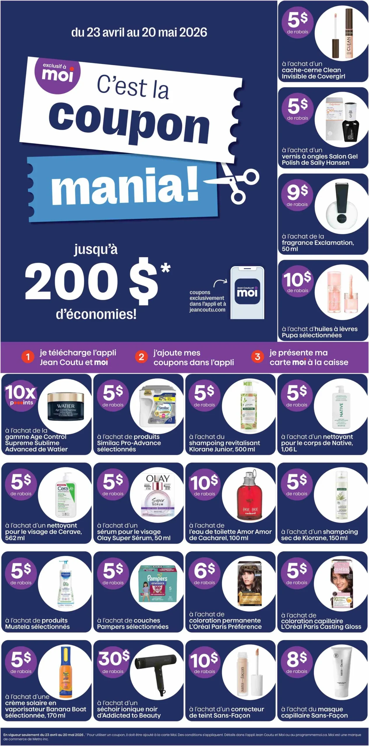 Page 11 de la Circulaire Jean Coutu du 23 au 29 avril 2026