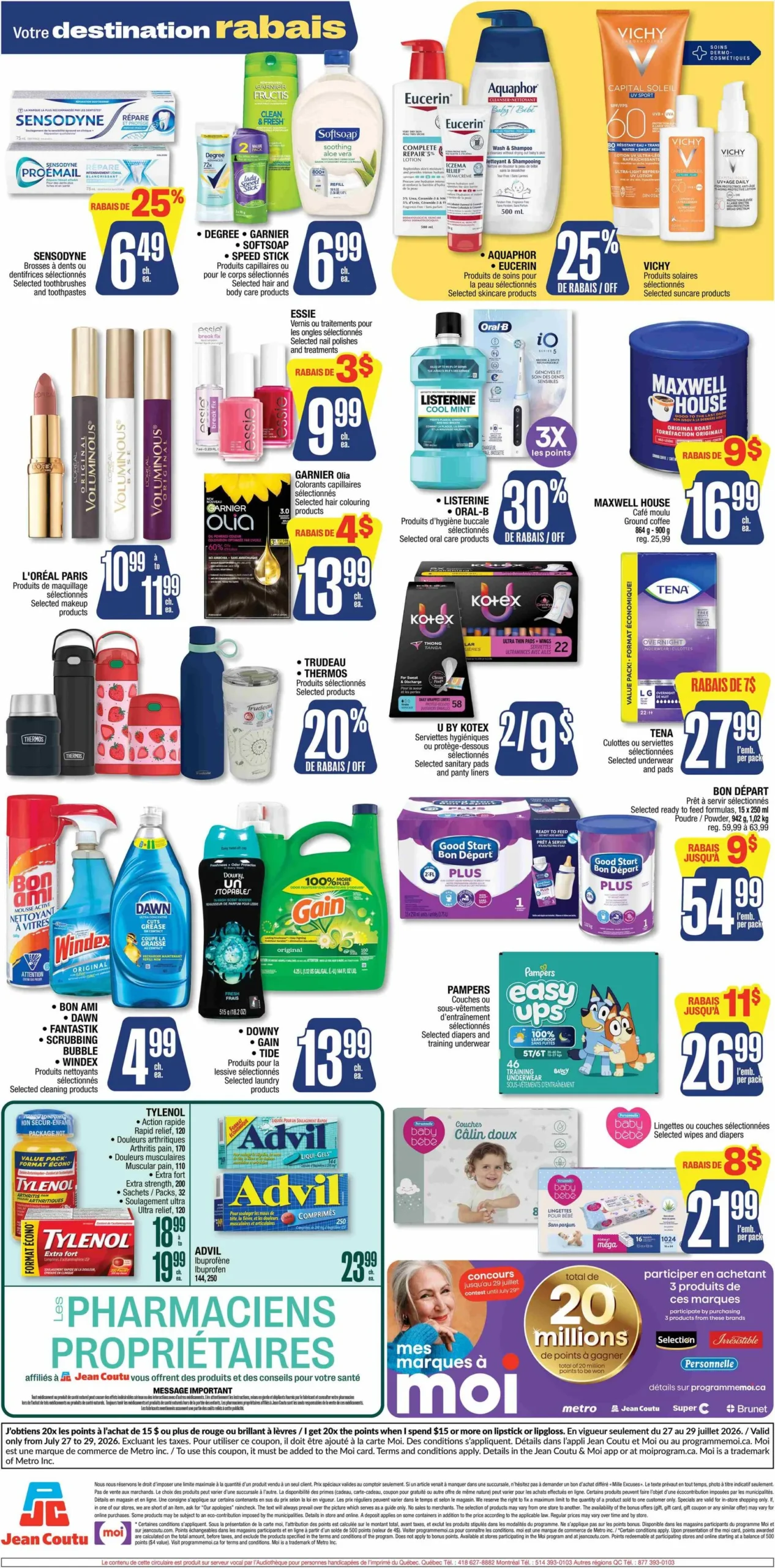 Page 2 de la Circulaire Jean Coutu du 23 au 29 juillet 2026