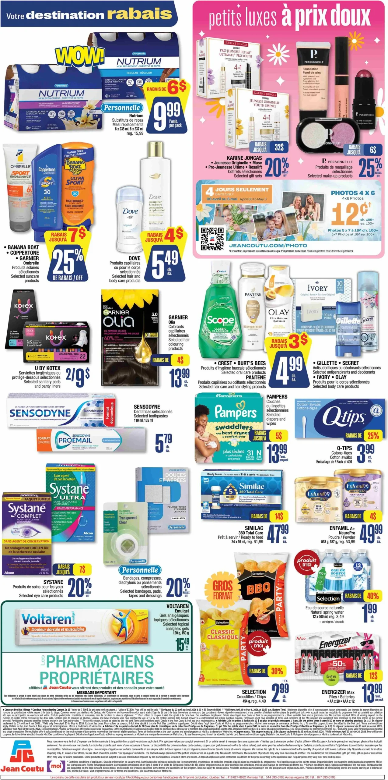 Page 3 de la Circulaire Jean Coutu du 30 avril au 6 mai 2026