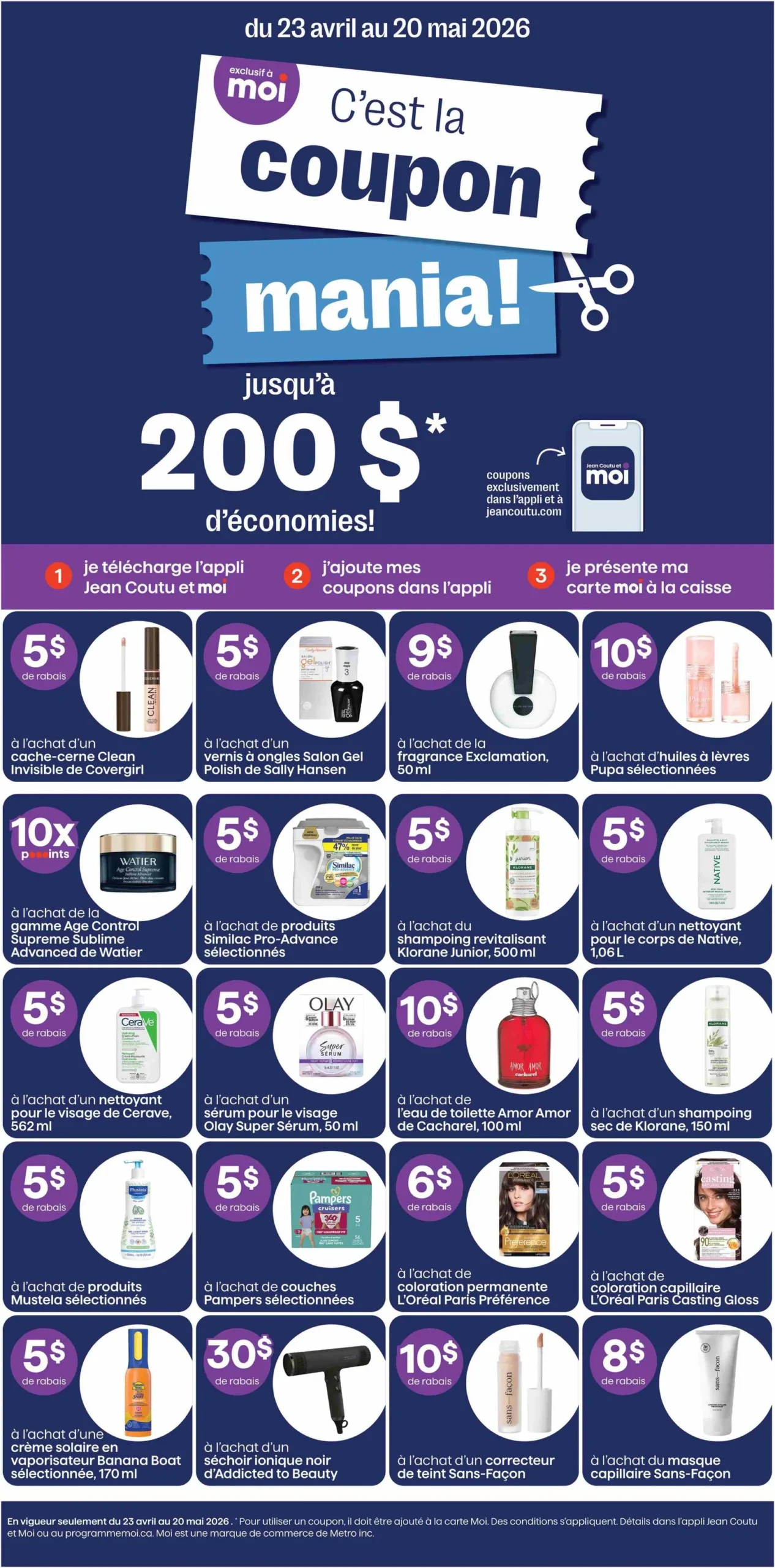 Page 11 de la Circulaire Jean Coutu du 30 avril au 6 mai 2026