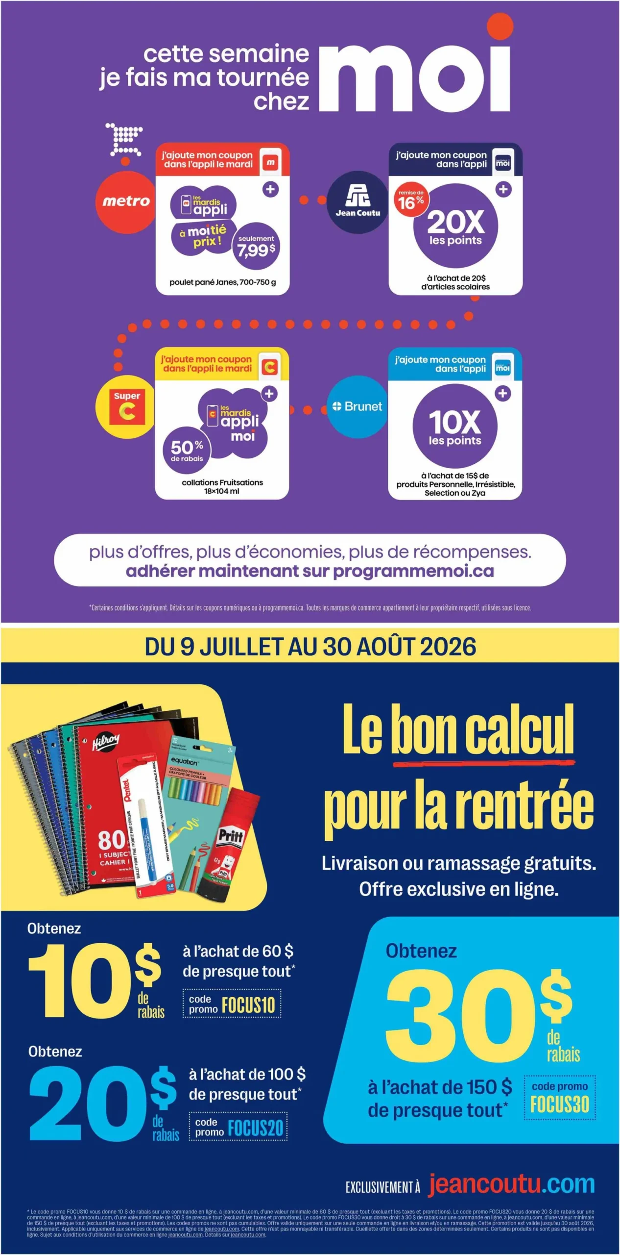 Page 10 de la Circulaire Jean Coutu du 30 juillet au 5 août 2026