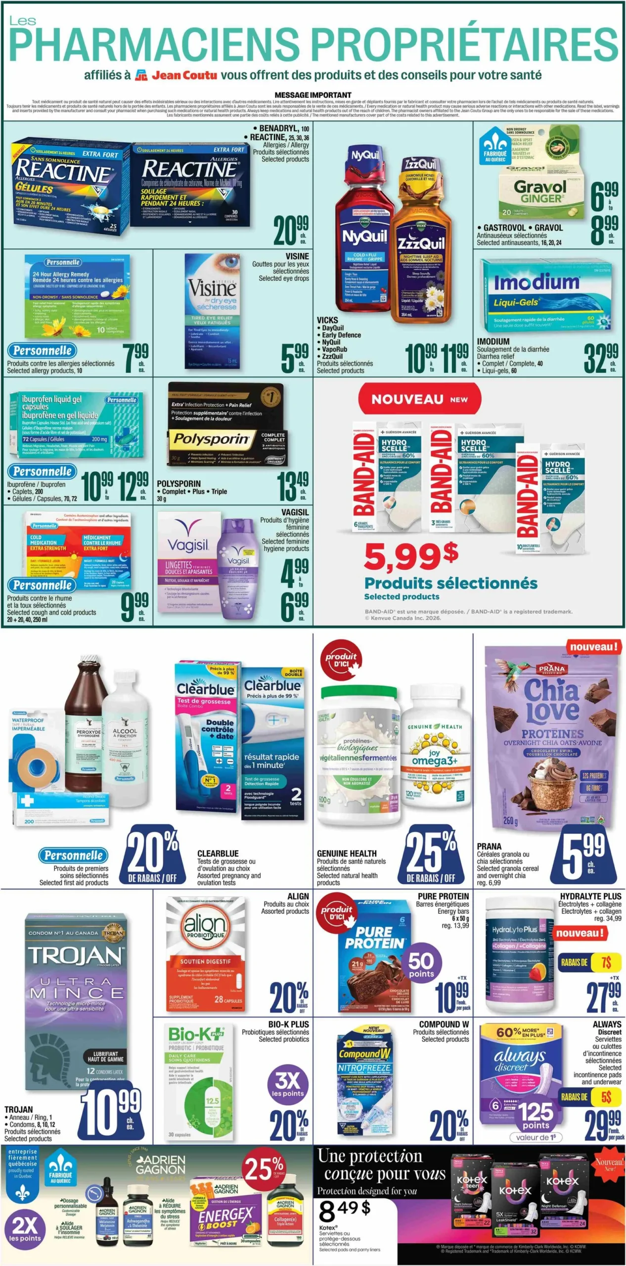 Page 5 de la Circulaire Jean Coutu du 9 au 15 juillet 2026