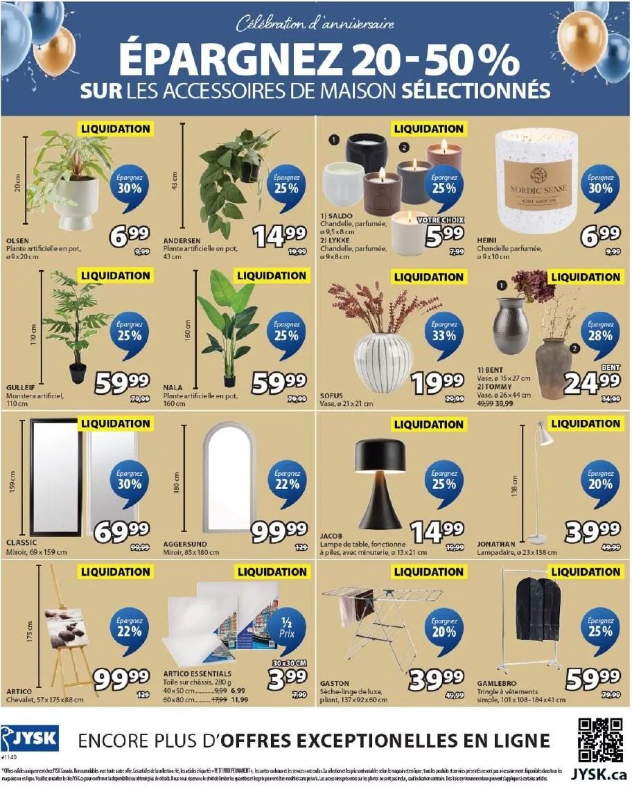 Page 14 de la Circulaire Jysk du 10 au 23 septembre 2026