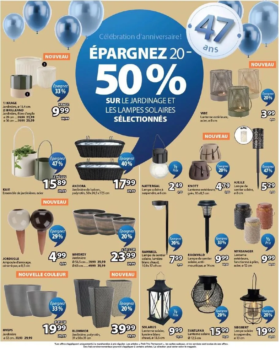 Page 7 de la Circulaire Jysk du 23 avril au 6 mai 2026