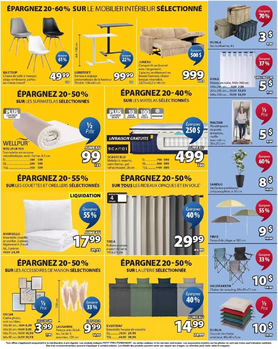 Page 2 de la Circulaire Jysk du 30 juillet au 12 août 2026