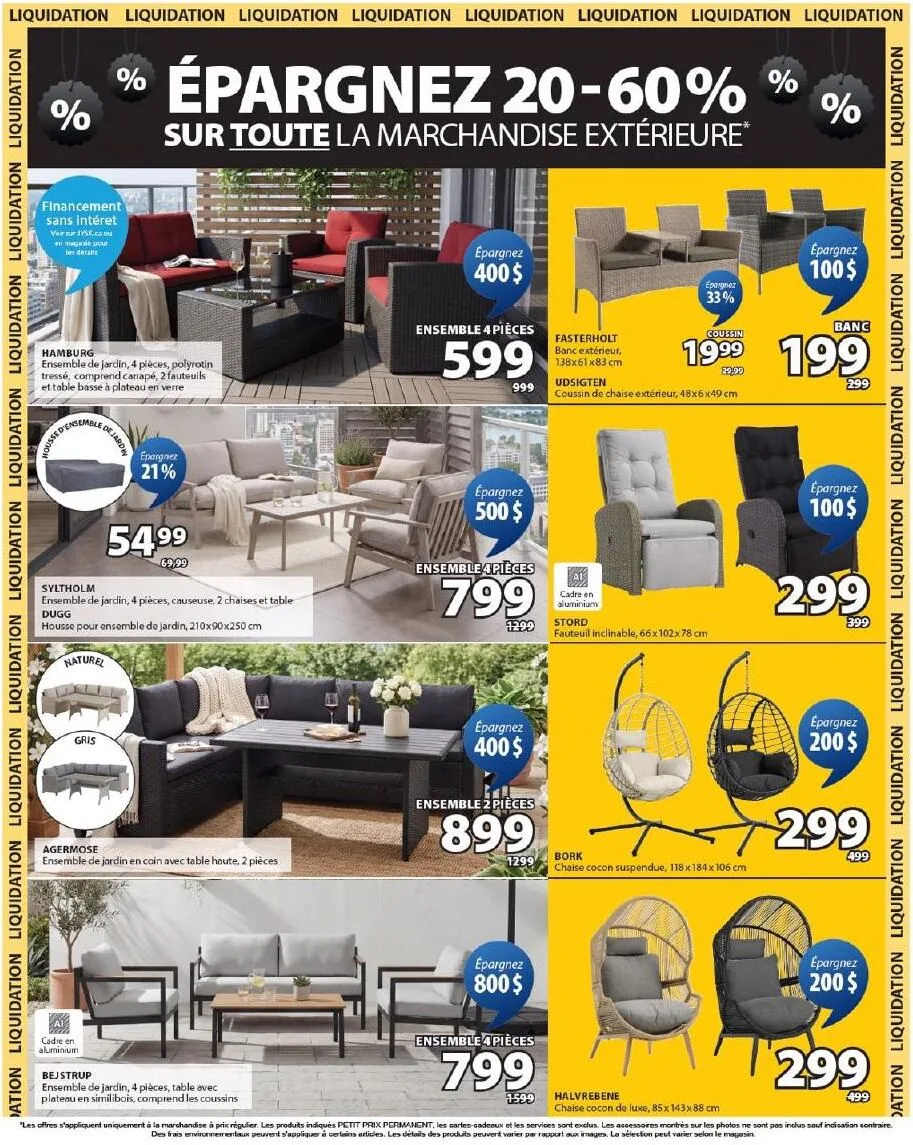 Page 3 de la Circulaire Jysk du 30 juillet au 12 août 2026