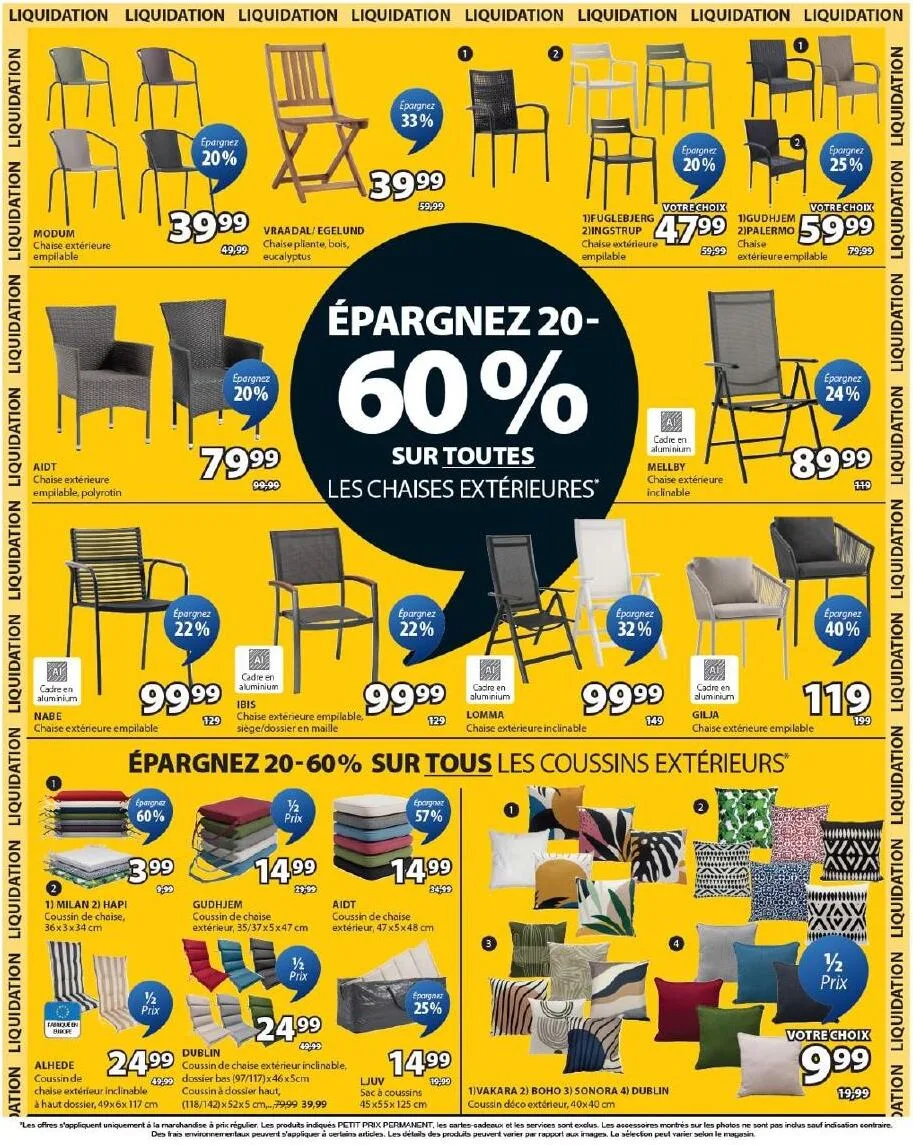 Page 5 de la Circulaire Jysk du 30 juillet au 12 août 2026