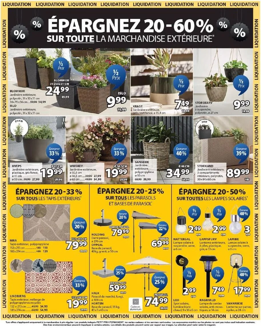 Page 7 de la Circulaire Jysk du 30 juillet au 12 août 2026