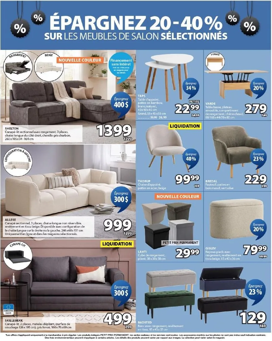 Page 11 de la Circulaire Jysk du 30 juillet au 12 août 2026
