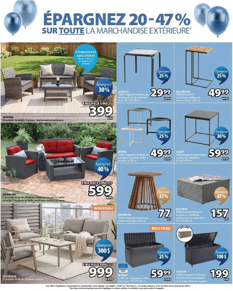 Page 3 de la Circulaire Jysk du 9 au 22 avril 2026