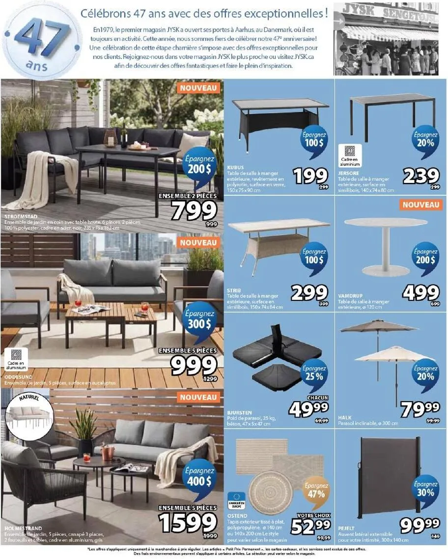 Page 4 de la Circulaire Jysk du 9 au 22 avril 2026