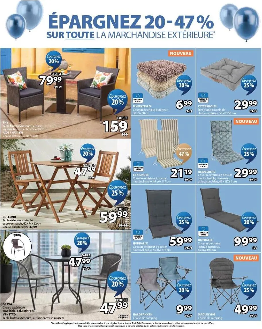 Page 6 de la Circulaire Jysk du 9 au 22 avril 2026