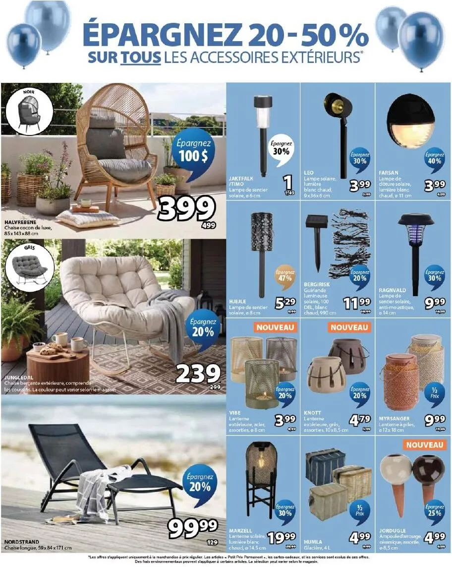 Page 7 de la Circulaire Jysk du 9 au 22 avril 2026