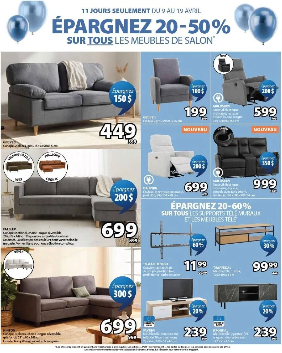 Page 10 de la Circulaire Jysk du 9 au 22 avril 2026