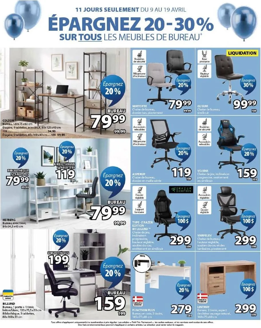 Page 14 de la Circulaire Jysk du 9 au 22 avril 2026