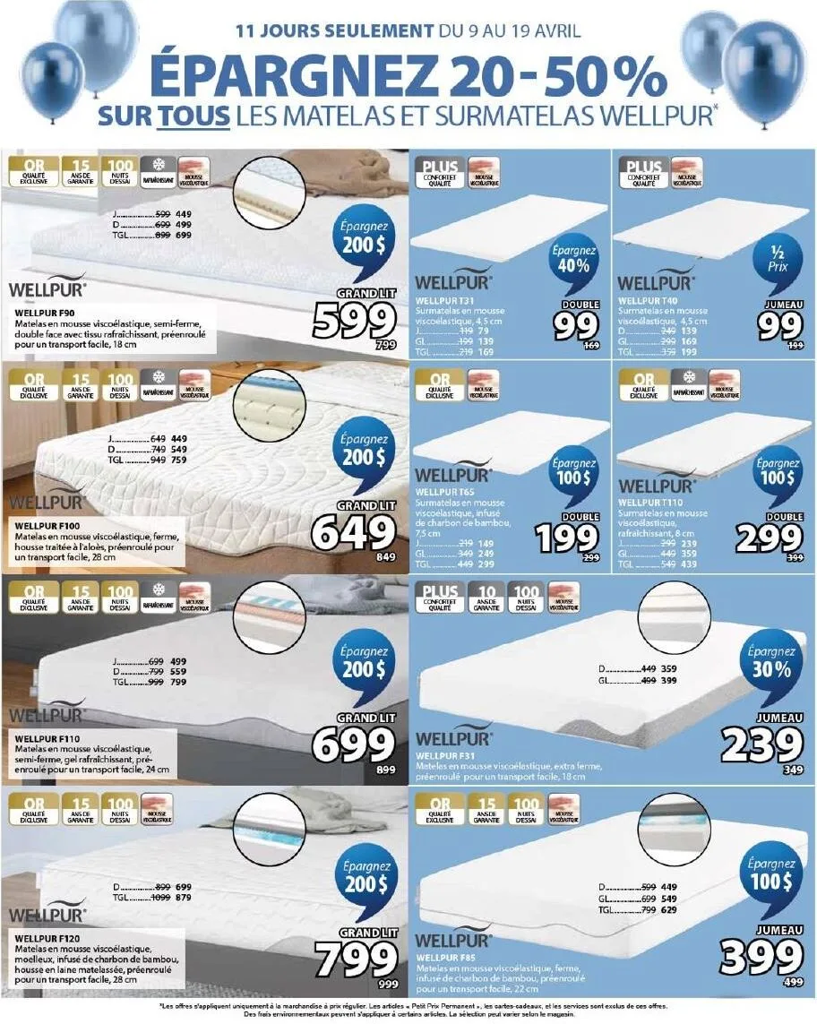 Page 15 de la Circulaire Jysk du 9 au 22 avril 2026