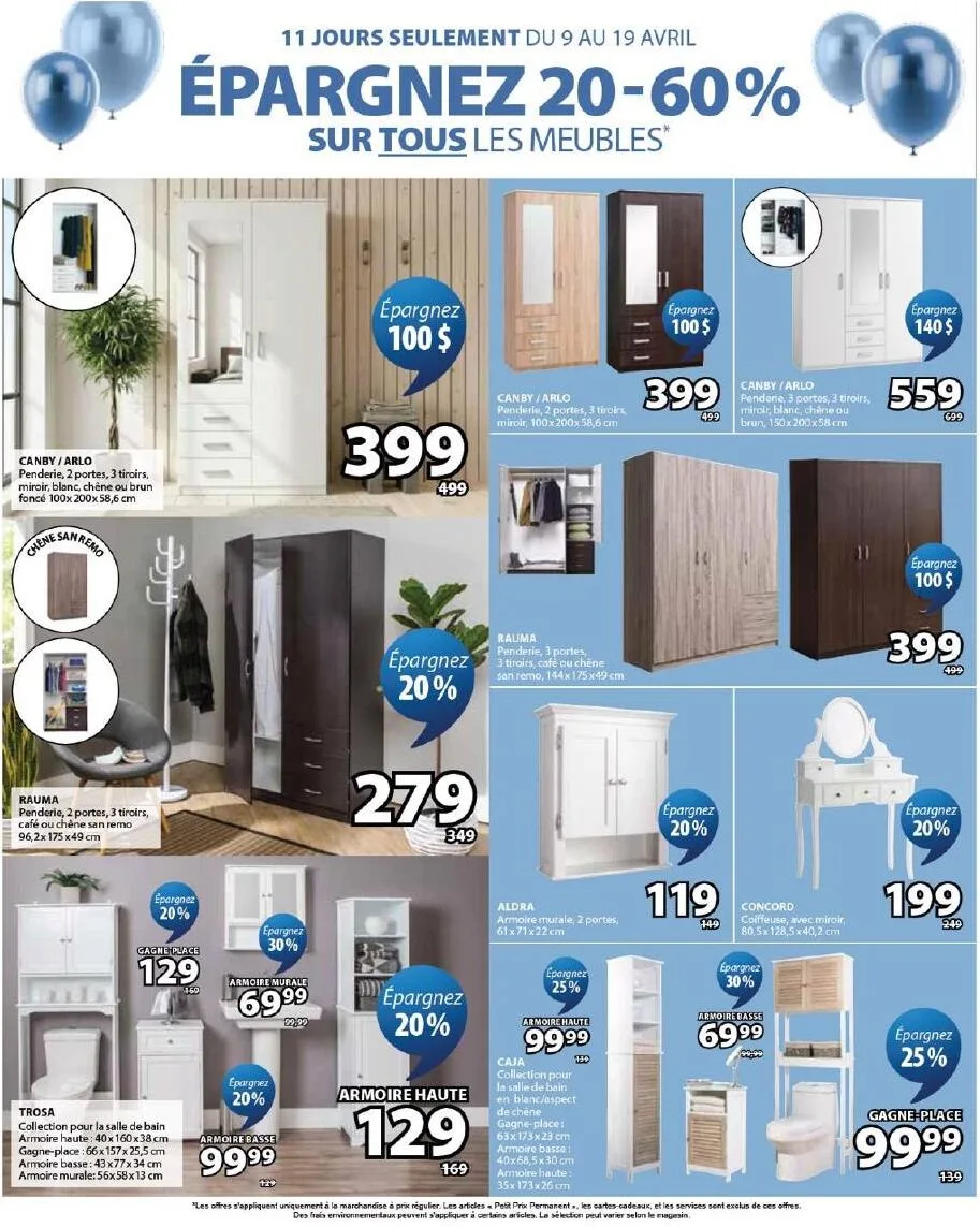 Page 17 de la Circulaire Jysk du 9 au 22 avril 2026