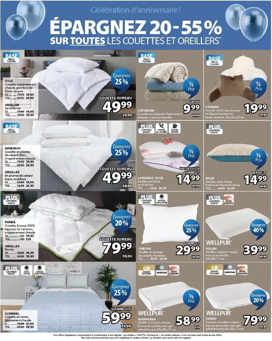 Page 20 de la Circulaire Jysk du 9 au 22 avril 2026