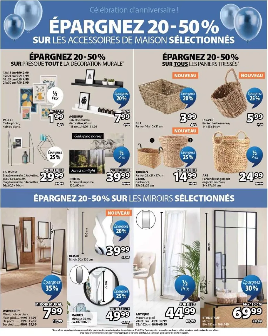 Page 23 de la Circulaire Jysk du 9 au 22 avril 2026