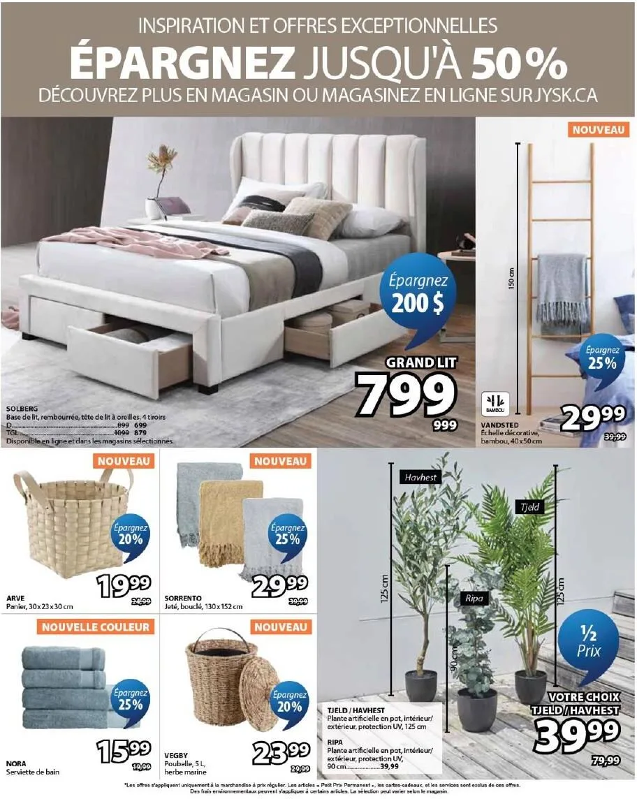 Page 25 de la Circulaire Jysk du 9 au 22 avril 2026