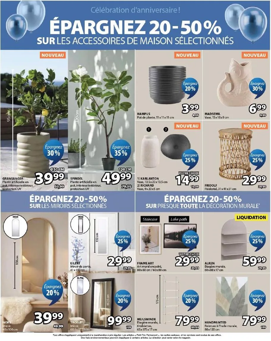 Page 34 de la Circulaire Jysk du 9 au 22 avril 2026