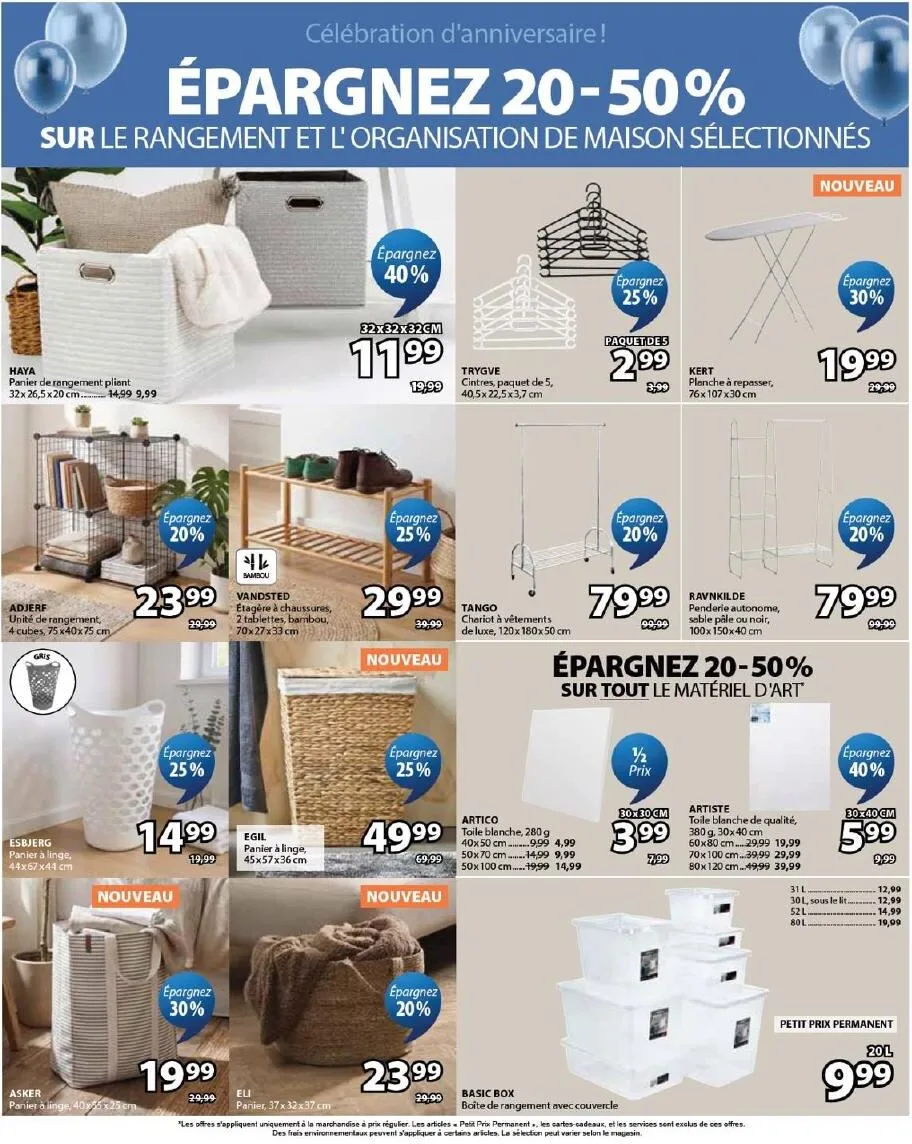 Page 35 de la Circulaire Jysk du 9 au 22 avril 2026