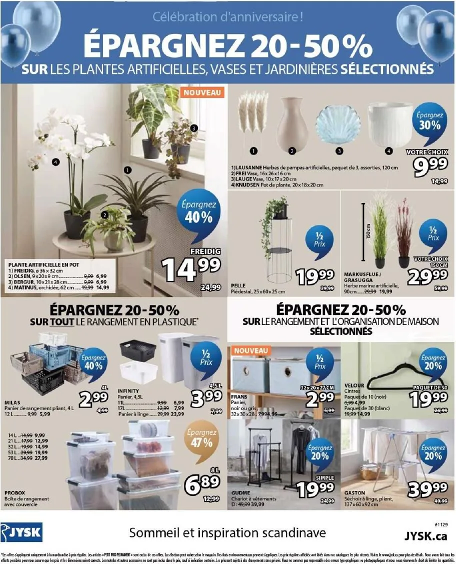 Page 36 de la Circulaire Jysk du 9 au 22 avril 2026