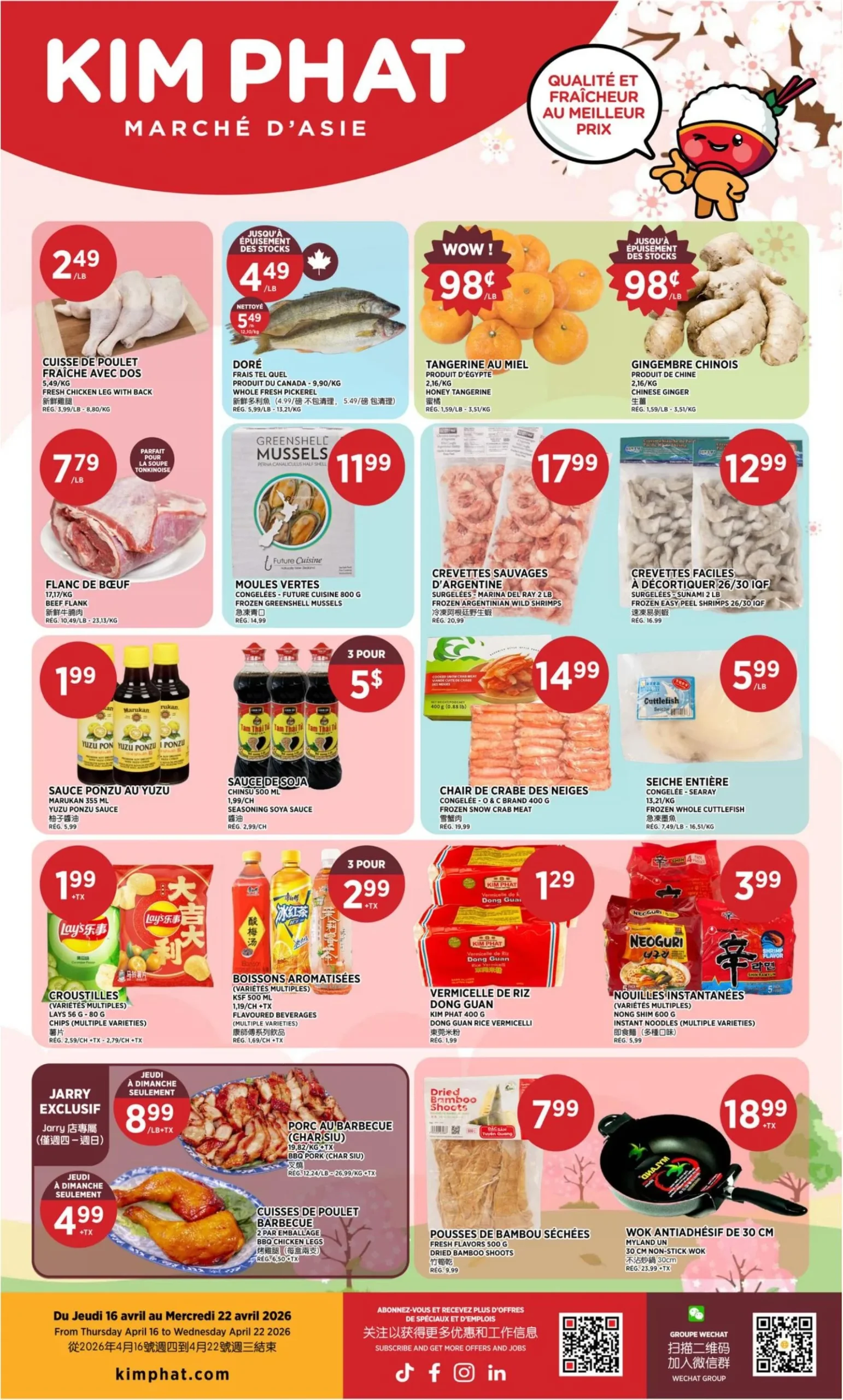 Page 1 de la Circulaire Kim Phat du 16 au 22 avril 2026