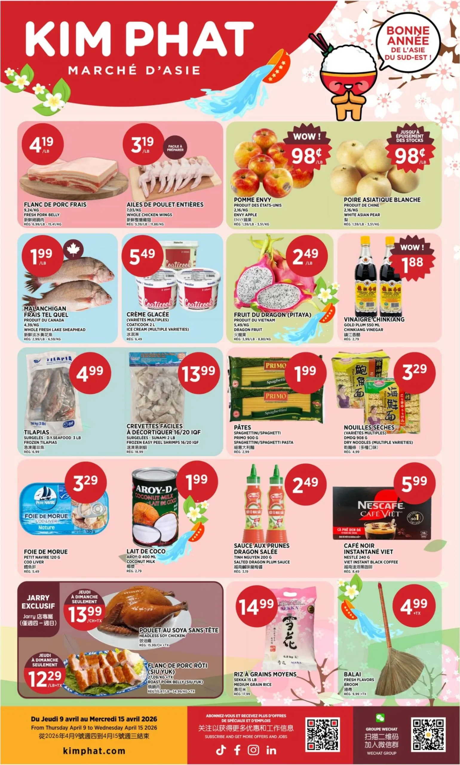 Page 1 de la Circulaire Kim Phat du 9 au 15 avril 2026
