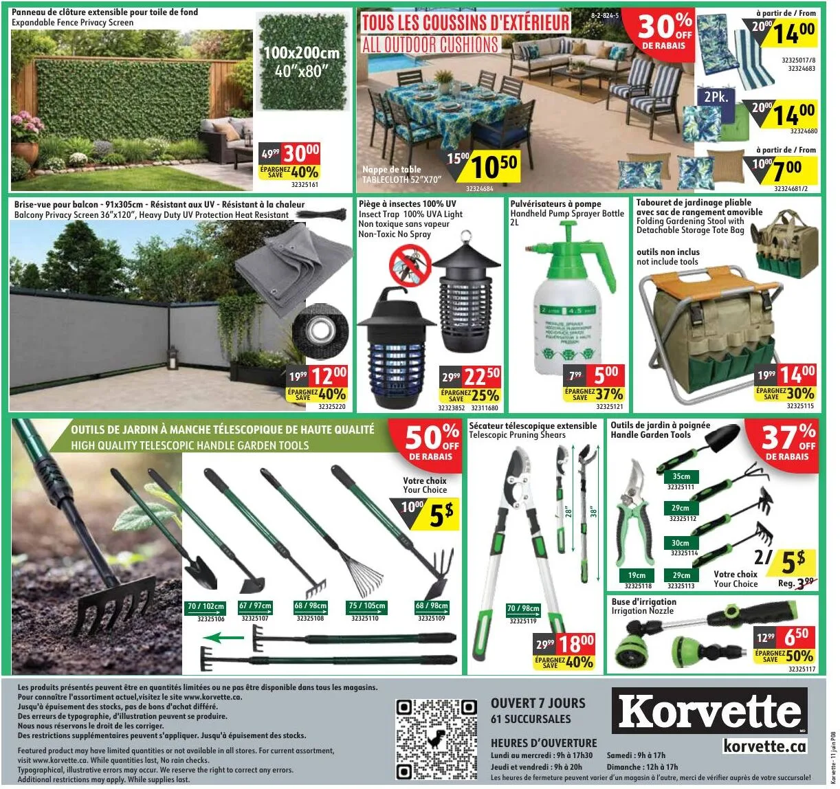 Page 8 de la Circulaire Korvette du 11 au 24 juin 2026