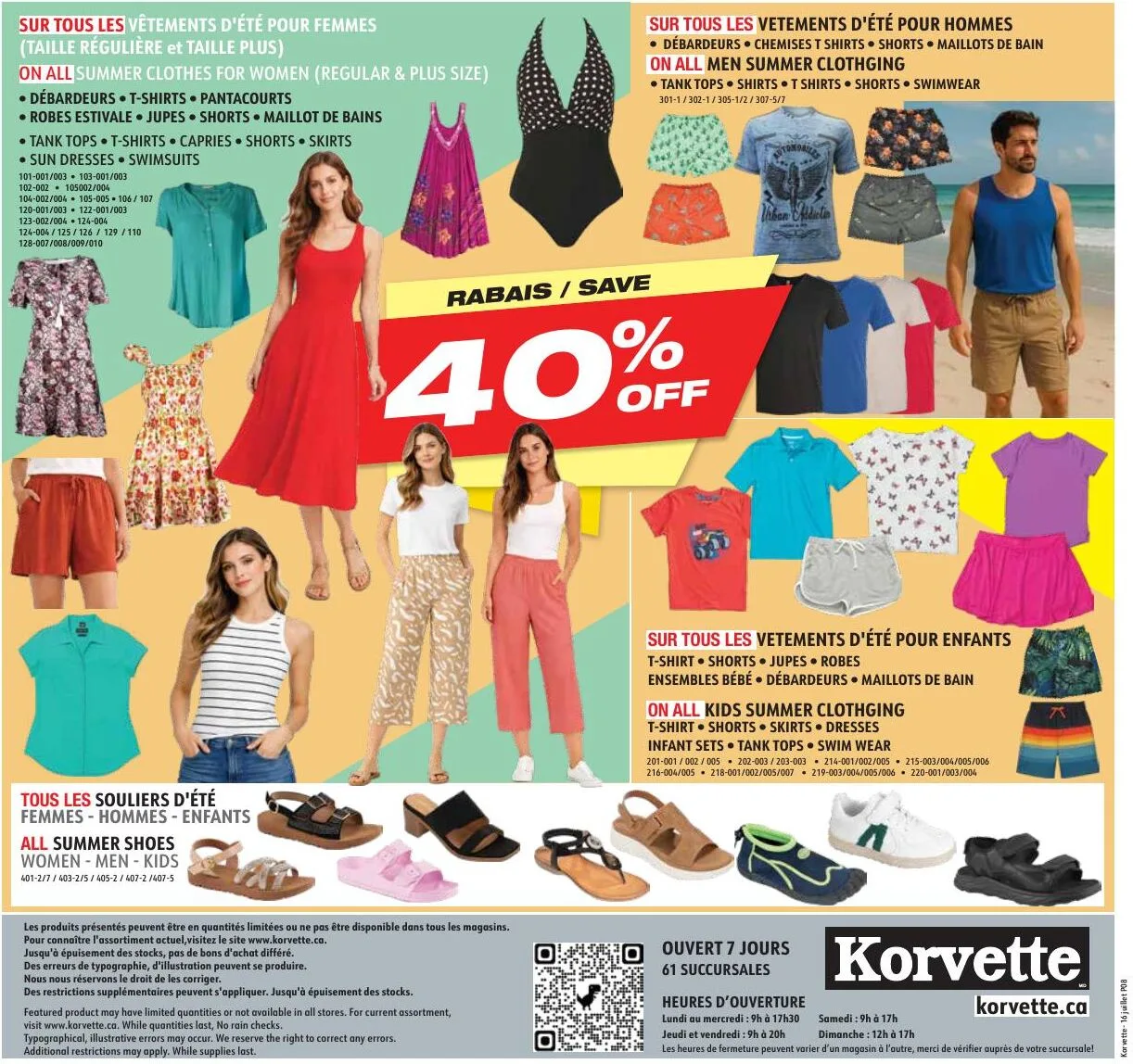 Page 8 de la Circulaire Korvette du 16 au 29 juillet 2026