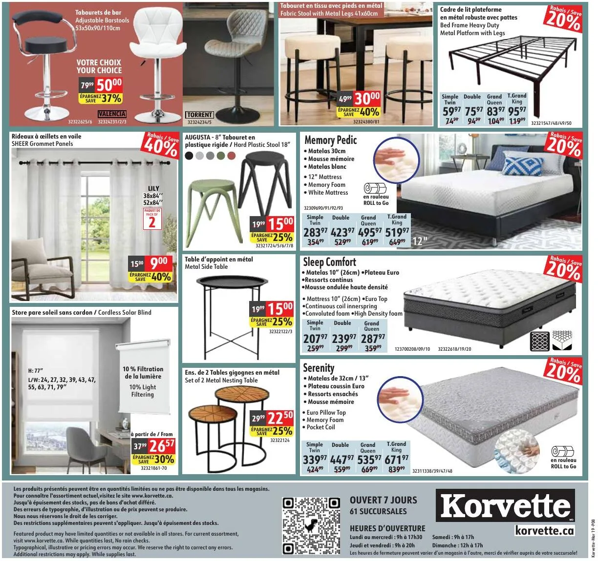 Page 8 de la Circulaire Korvette du 19 mars au 1 avril 2026