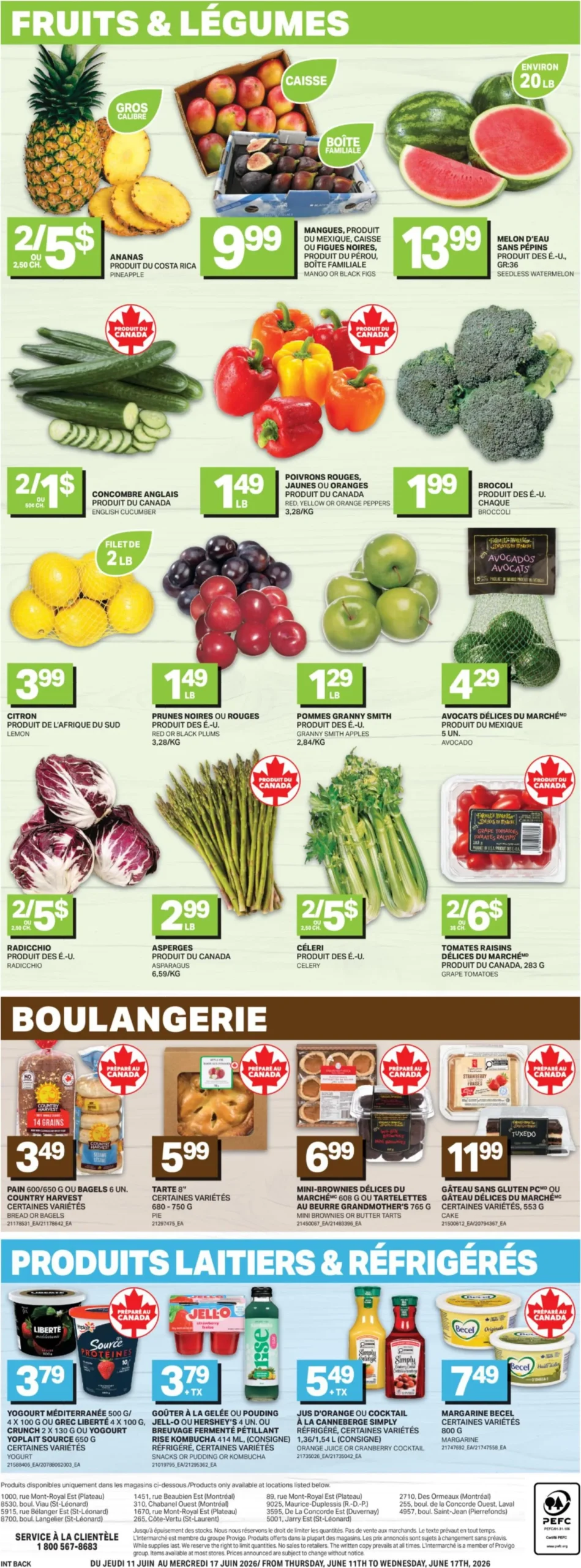 Page 2 de la Circulaire L&rsquo;Intermarché Destination Fraîcheur du 11 au 17 juin 2026