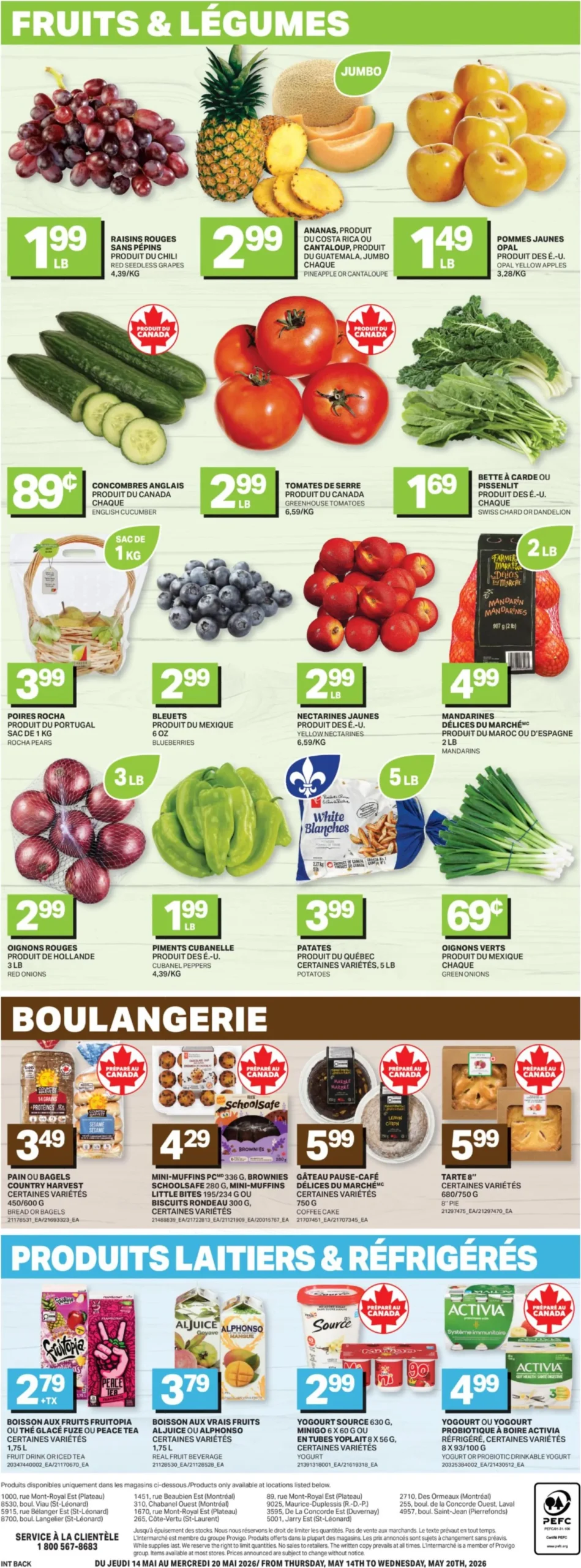 Page 3 de la Circulaire L&rsquo;Intermarché Destination Fraîcheur du 14 au 20 mai 2026