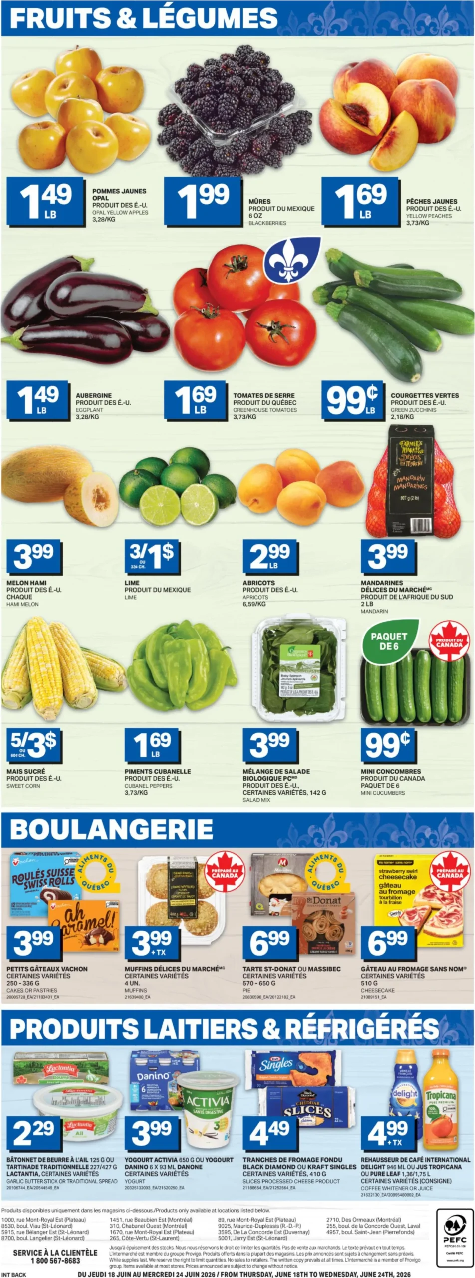 Page 3 de la Circulaire L&rsquo;Intermarché Destination Fraîcheur du 18 au 24 juin 2026
