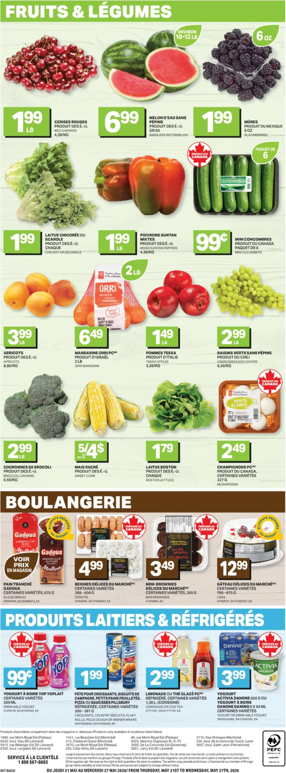 Page 3 de la Circulaire L&rsquo;Intermarché Destination Fraîcheur du 21 au 27 mai 2026