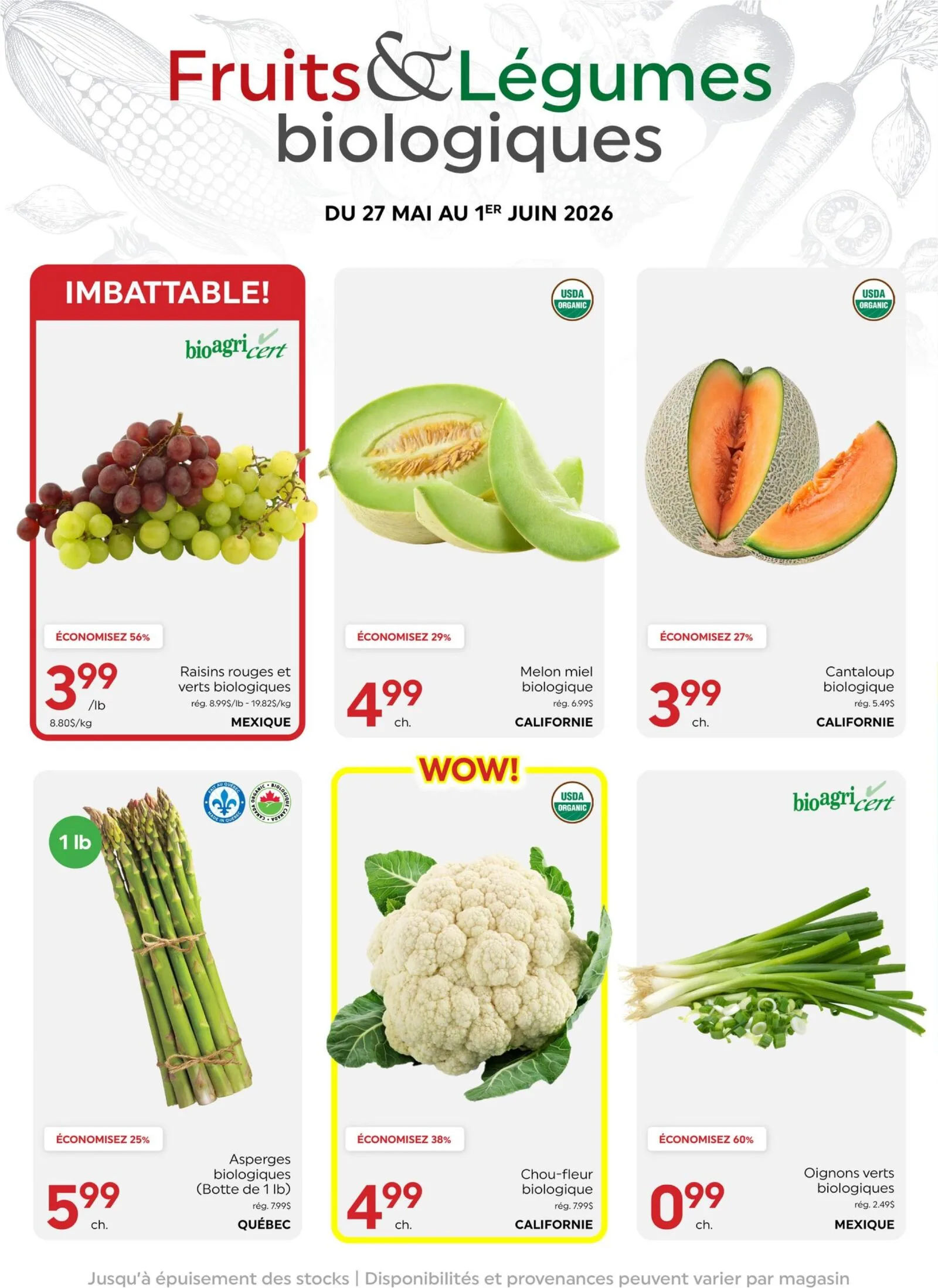 Page 3 de la Circulaire La Boîte à Grains du 27 mai au 24 juin 2026