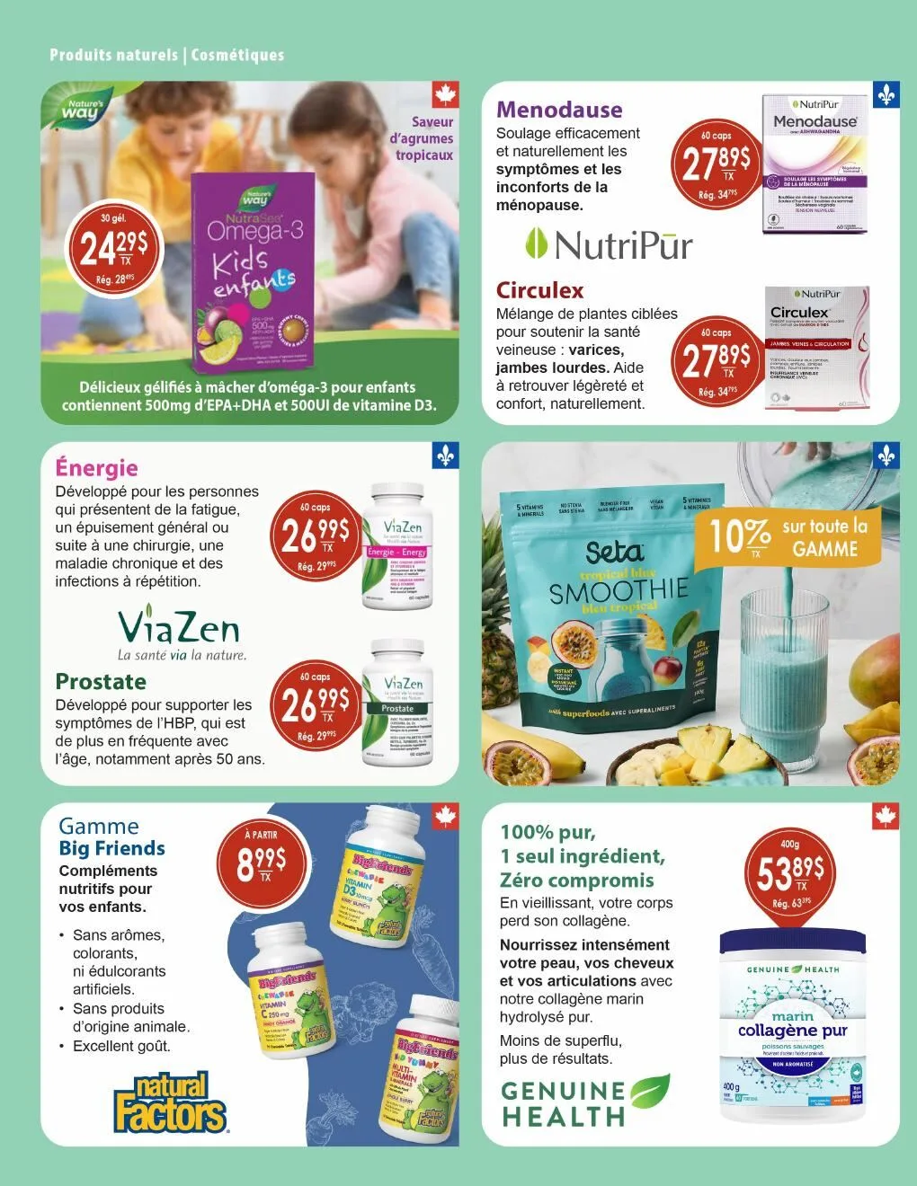 Page 2 de la Circulaire La Manne Épicerie Santé du 1 au 31 août 2026
