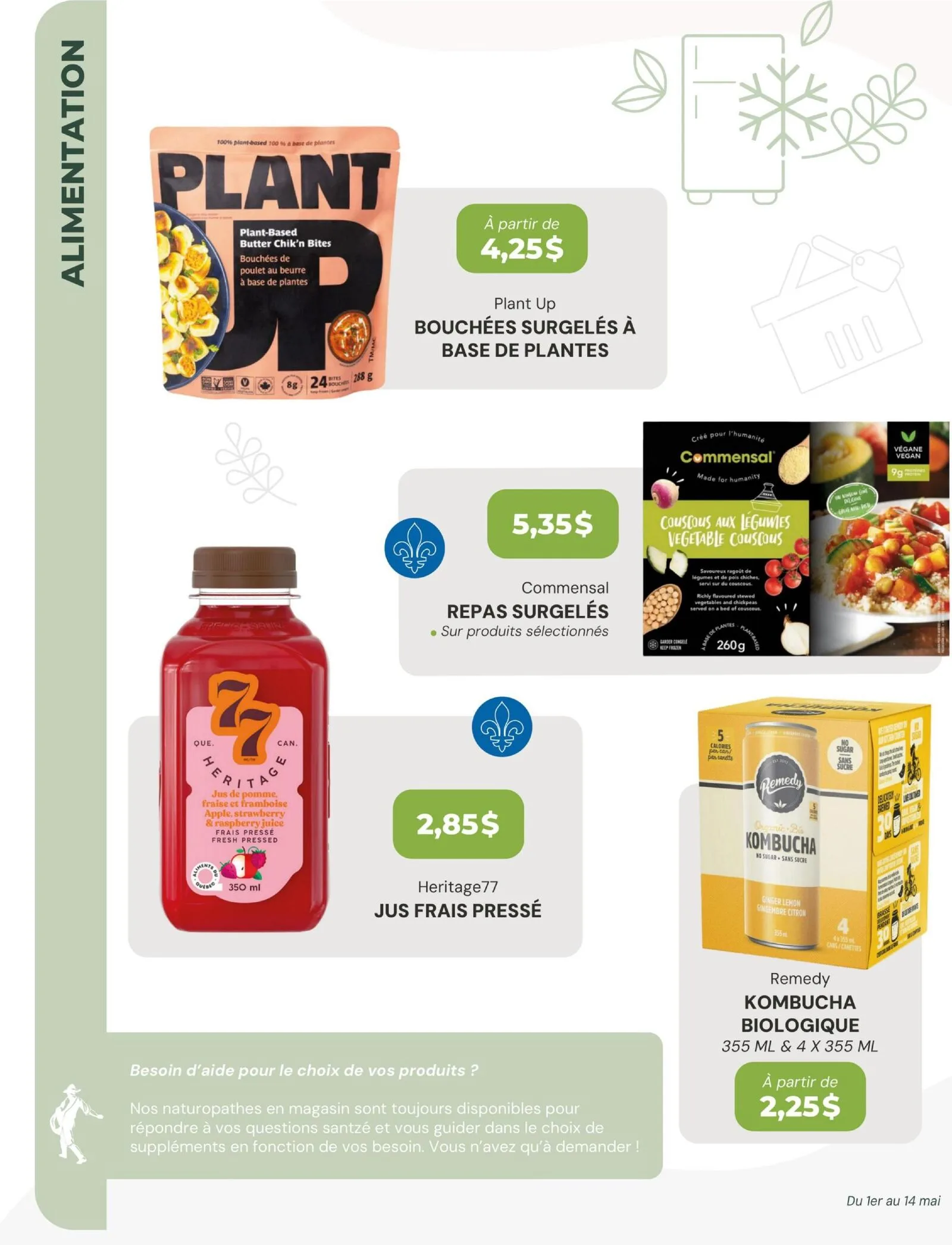 Page 4 de la Circulaire La Moisson Supermarché Santé du 1 au 14 mai 2026
