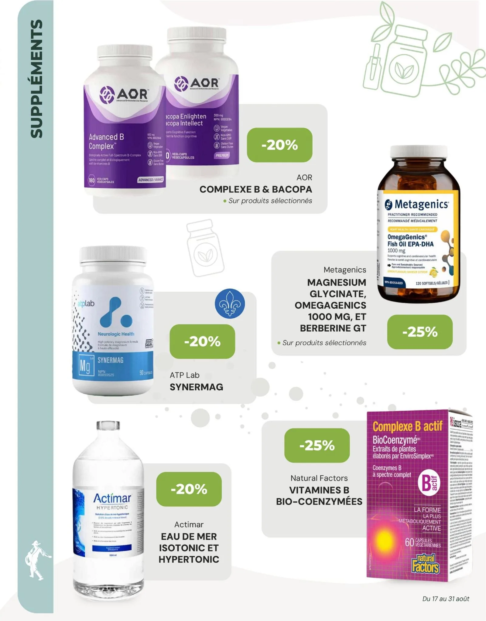 Page 6 de la Circulaire La Moisson Supermarché Santé du 17 au 31 août 2026