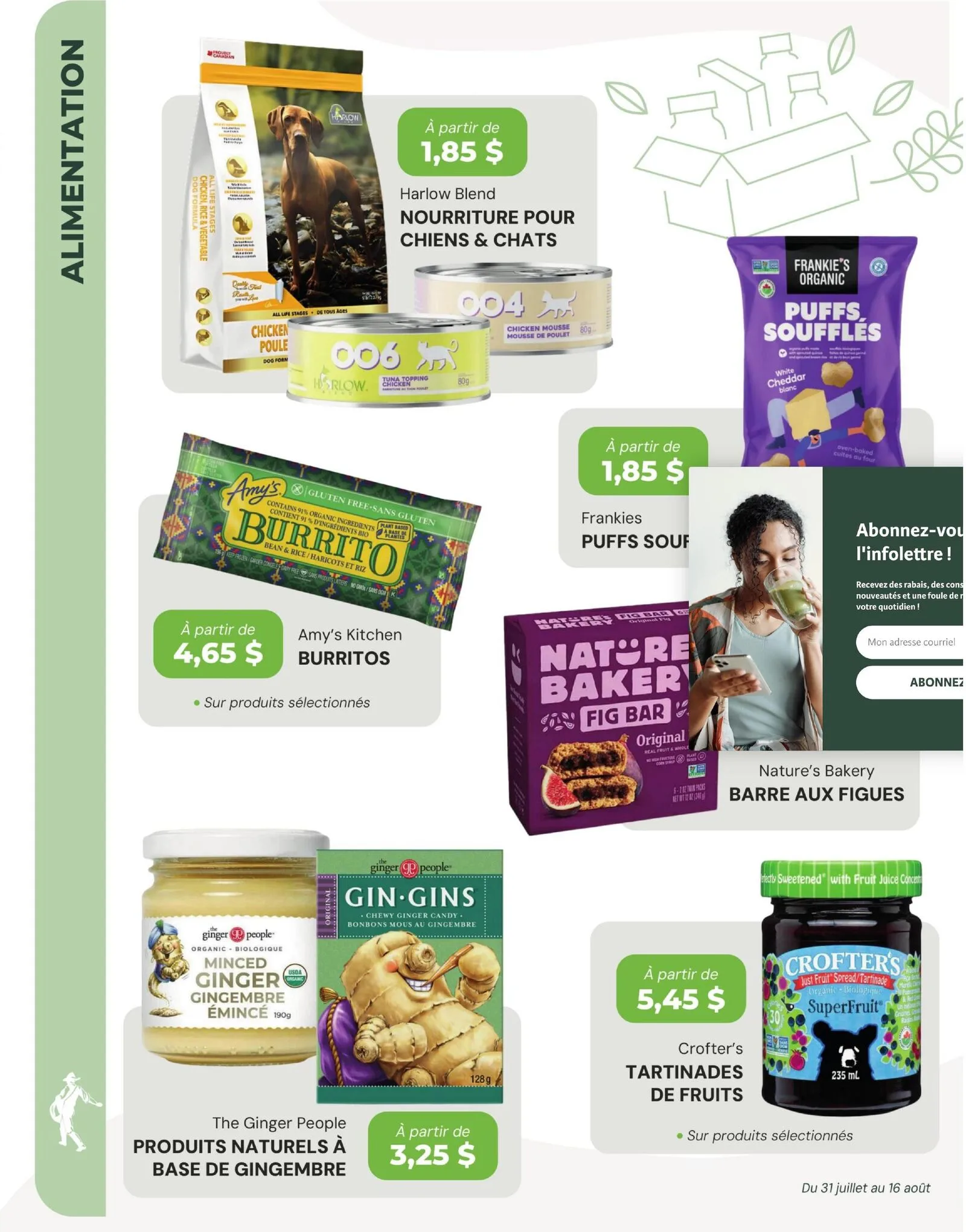 Page 4 de la Circulaire La Moisson Supermarché Santé du 31 juillet au 16 août 2026