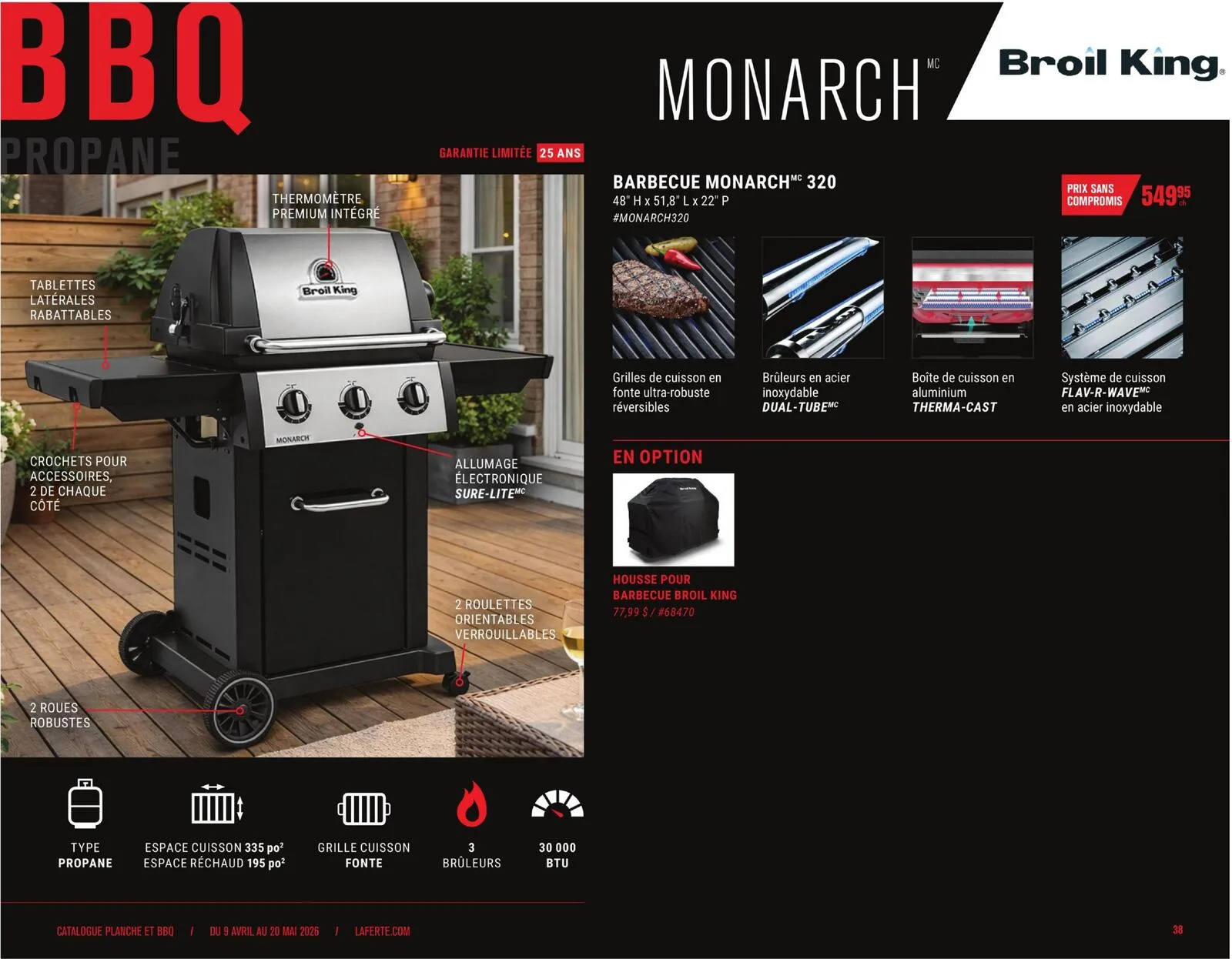 Page 38 de la Circulaire Laferté Plancha BBQ du 9 avril au 20 mai 2026